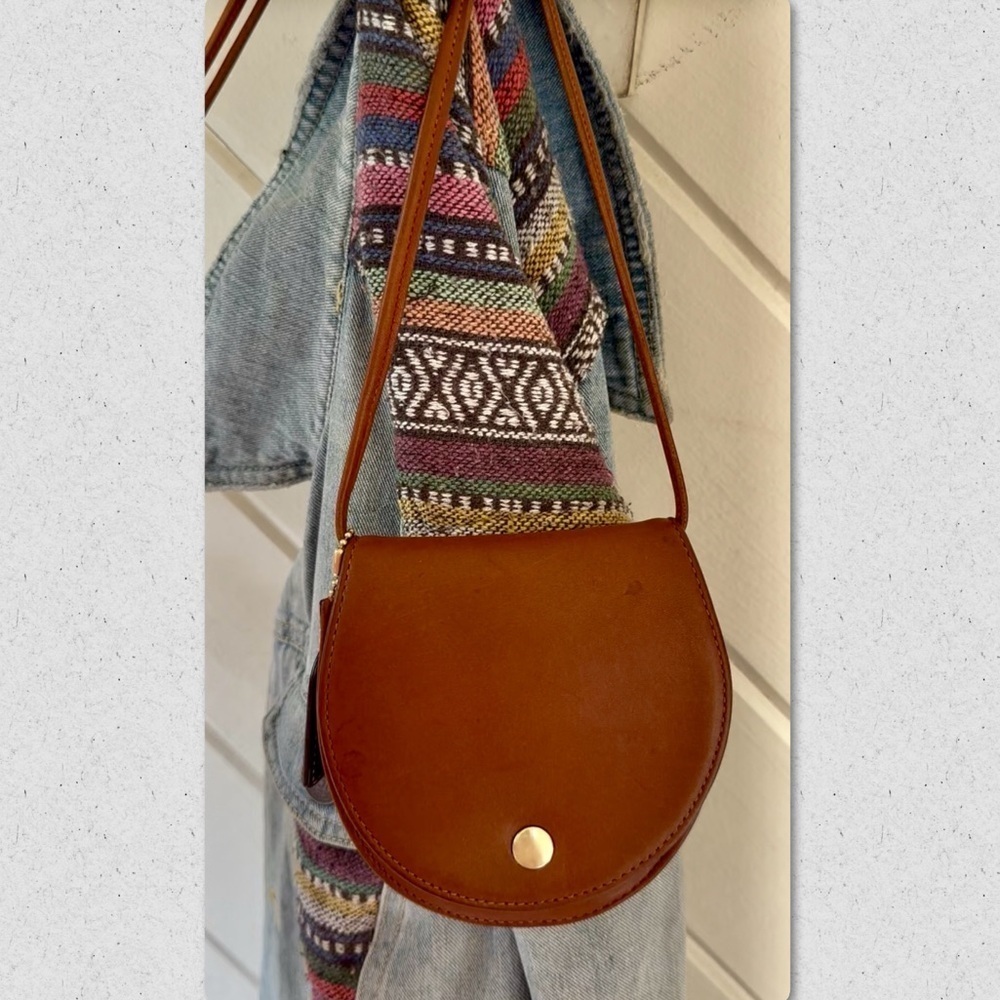 VINTAGE COACH BRITISH TAN HORSESHOE BELT BAG 4857 - Picture 6 of 17